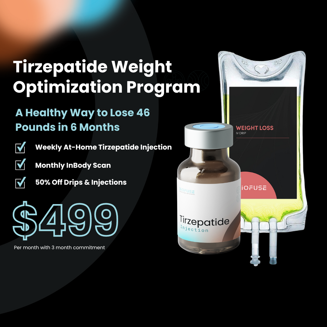 Tirzepatide Weight Optimization 3 Month Program Package - Biofuse